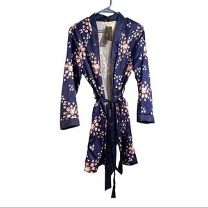 Robe ~ Morgan Lane Navy Floral NWT